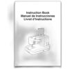 Instruction book sewing machine part or accessory For Janome Models: HD9