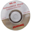 Instruction CD sewing machine part or accessory For Janome Models: MB4S
