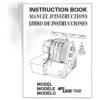 734D Instruction Book(E/S/F) sewing machine part or accessory For Janome Models: 734D