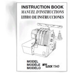 734D Instruction Book(E/S/F) sewing machine part or accessory For Janome Models… — part 18 thumbnail
