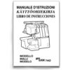 Instruction book for 744D(I/S/Finnish) sewing machine part or accessory For Janome Models: 744D