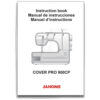 INSTRUCTION BOOK FOR 900CP(E/S/F) sewing machine part or accessory For Janome Models: 1000CP, 900CP