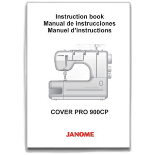 INSTRUCTION BOOK FOR 900CP(E/S/F) sewing machine part or accessory For Janome Models: 1000CP, 900CP
