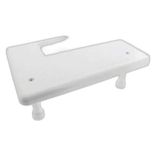 Resin Table for CoverPro Series sewing machine part or accessory An extension table fits snugly against your sewing machine, giving you a much larger work surface. Extension tables provide extra support for your sewing and quilting projects.All Janome Tables:770814003: Resin Table for MB4 (17" x 15.5")
860401005: Resin Clothsetter Table for MC11000 Special Edition, MC11000 (24" x 15.5")
494701300: Janome Industrial Cabinet for MC6300, MC6500P, MC6600P, 1600P, 1600P-DB, 1600P-DBX, 1600P-QC (4