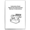 Instruction book (Eng/Sp/Fr) sewing machine part or accessory For Janome Models: 1000CPX
