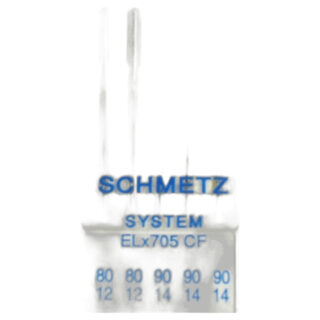 Assorted Needles ELx705 CF 5/pk sewing machine part or accessory For Janome Models: 1100D, 1200D