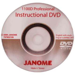 Instructional DVD sewing machine part or accessory Instructional DVDUse with: 1100D