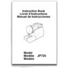 INSTRUCTION BOOK FOR JP720 sewing machine part or accessory For Janome Models: JP720