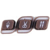 Button 1 sewing machine part or accessory For Janome Models: 5300QDC