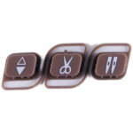Button 1 sewing machine part or accessory For Janome Models: 5300QDC — part 6 thumbnail