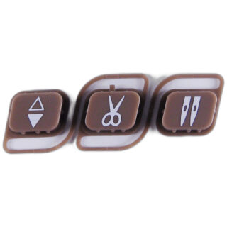 Button 1 sewing machine part or accessory For Janome Models: 5300QDC