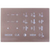 Touch panel sheet sewing machine part or accessory For Janome Models: 5300QDC