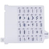 Quick reference chart panel 1 sewing machine part or accessory For Janome Models: SEWIST780DC