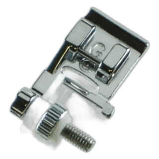 Adjustable Blind Hem Foot G 7mm sewing machine part or accessory For Janome Models: MC11000 Special Edition, MC11000, MC10001, MC10000, MC9700, MC9500, MC9000, MC8100, MC8000, MC5700, MC5000, MC77000QCP, MC6600P, 2040, CE2200, HF3022, ML3023, ME4018, 4045LX, 4045NX, 4119(Quilter's delight), ME4123, 4618LE, 4623LE, 6019QC, 6125QC, 6260QC, 4048, 8048, 8080, DC2007LE, DC3018, DC3050, DE5018, DE5024, DE5124, DS3500, HD-3000, HF3000, HF4045LX, HF5024, HF8077, Harmony 4052LX, 7061NX, 7330, HT2008, JP7