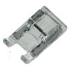 Satin Stitch Foot F (top load) sewing machine part or accessory For Janome Models: High Shank and Low Shank 7mm models such as: 2040, 3022, 3160QDC, 4045LX, 4045NX, 4048/8048/HF8048, 4119 (QUILTER'S DELIGHT), 6019QC, 6125QC, 6260QC, 659, 7061NX, 7330, AQS2009, AQS2009, DC2007LE, DC3018, DC3050, DC4030, DE5018, DE5024, DE5124, HF3000, HF4045LX, HF5024, HF8077, HT2008, MC10000, MC10001, MC11000, MC11000SE, MC2400, MC3000, MC3500, MC4000, MC4400, MC4800, MC4800QC, MC4900, MC5200, MC5500, MC5700, MC