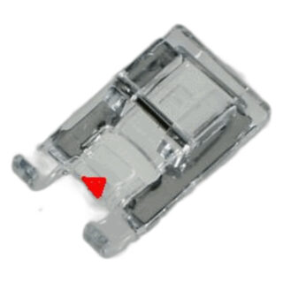 Satin stitch foot F sewing machine part or accessory For Janome Models: MC11000 Special Edition, MC11000, MC10001, MC10000, MC9700, MC9500, MC9000, MC8100, MC8000, MC5700, MC5000, MC7700QCP, MC6600P, 2040, HF3022, 6260QC, 4048, 8048, 8080, DC2007LE, DC3018, DC3050, HF3000, HF8077, 7061NX, 7330, HT2008, JP720, JP760, MC2400, MC3000, MC3500,MC4000, MC4400, MC4800, MC4800QC, MC4900QC, MC5001, MC5002, MC5500, MC6000, MC6300P, MC6500P, MC7000, MC7500, MO200, DC1050, DC2010, DC2011, DC4030, DC5100, MC