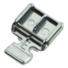 Zipper Foot (top load 7mm) sewing machine part or accessory For Janome Models: 2040, 3022, 3160QDC, 4045LX, 4045NX, 4048/8048/HF8048, 4119 (QUILTER'S DELIGHT), 509, 521, 525S, 6019QC, 6125QC, 625E, 6260QC, 659, 7061NX, 7318, 7330, AQS2009, DC2007LE, DC3018, DC3050, DC4030, DE5018, DE5024, DE5124, DS3500, HF3000, HF4045LX, HF5024, HF8077, HT2008, MC10000, MC10001, MC11000, MC11000SE, MC2400, MC3000, MC3500, MC4000, MC4400, MC4800, MC4800QC, MC4900, MC5200, MC5700, MC6500P, MC6600P, MC8100, MC9000