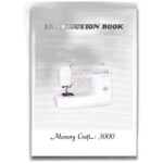 INSTRUCTION BOOK MC3000 sewing machine part or accessory For Janome Models: MC3… — part 18 thumbnail