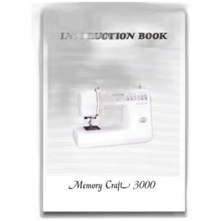 INSTRUCTION BOOK MC3000 sewing machine part or accessory For Janome Models: MC3000