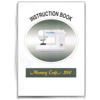 INSTRUCTION BOOK MC3500 sewing machine part or accessory For Janome Models: MC3500