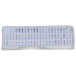 Chart board panel (unit) sewing machine part or accessory For Janome Models: