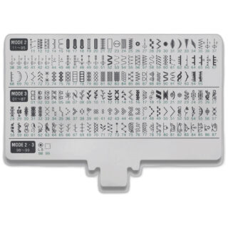 Quick reference chart sewing machine part or accessory For Janome Models: MC5200, MO200