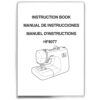 Instruction book sewing machine part or accessory For Janome Models: HF8077