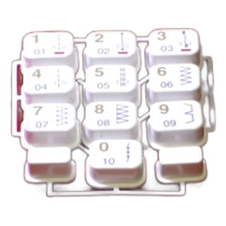 Button set sewing machine part or accessory For Janome Models: MO200