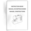 Instruction book sewing machine part or accessory For Janome Models: MC5200, MO200