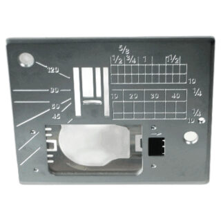 Needle plate sewing machine part or accessory For Janome Models: MC6500P, Necchi QS60