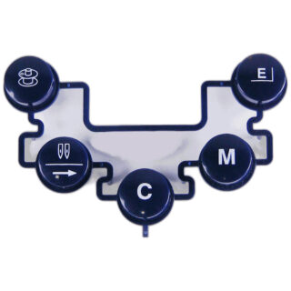Button 2 sewing machine part or accessory For Janome Models: QS60 SRV