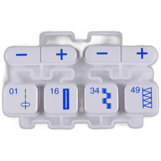 Button 3 sewing machine part or accessory For Janome Models: QS60 SRV