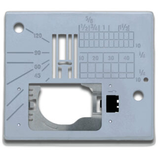 Needle Plate sewing machine part or accessory For Janome Models: MC6500P, Necchi QS60