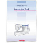Instruction book 6500p (English) sewing machine part or accessory For Janome Mo… — part 24 thumbnail
