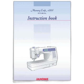 Instruction book 6500p (English) sewing machine part or accessory For Janome Models: MC6500P