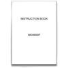 Instruction book (English) MC6600 sewing machine part or accessory For Janome Models: MC6600P