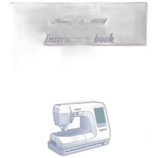 INSTRUCTION BOOK 10001(English) sewing machine part or accessory For Janome Models: MC10001