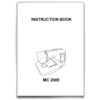 Instruction book (English) sewing machine part or accessory For Janome Models: MC200E