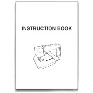 Instruction book sewing machine part or accessory For Janome Models: EC100 SRV