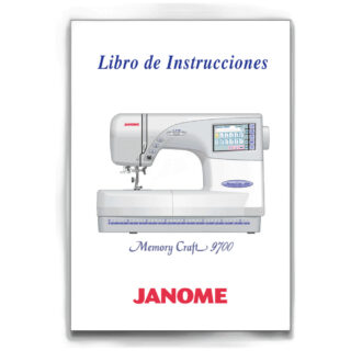 INSTRUCTION BK MC9700 SPANISH sewing machine part or accessory For Janome Models: MC9700