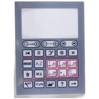 TOUCH PANEL SHEET sewing machine part or accessory For Janome Models: MC8900 Horizon