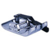 1/4 seam foot sewing machine part or accessory A popular foot with quilters for that essential 1/4" seam. The guide on the foot enables you to sew a perfect 1/4" seam every time. There is a flange guide on the foot to keep your fabric perfectly straight. Use With:  MC12000 Horizon Memory Craft 12000 859814001 MC8900  HorizonMC8200 Horizon MC9900 9900 Horizon MC15000 15000 Horizon Skyline S5 Skyline S7 EL920 eXpressive EL900 elna expressive EL860 eXpressive, EL680 eXcellence, EL730 eXcellence, EL
