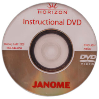 Instructional DVD (unit) sewing machine part or accessory For Janome Models: