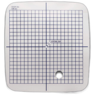 Template (200mm x 200mm) sewing machine part or accessory For Janome Models: SQ Hoop, part# 860801009 (MC11000 Special Edition, MC11000)