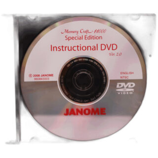 Instructional DVD (unit) sewing machine part or accessory Instructional DVD unitUse with: MC11000SE