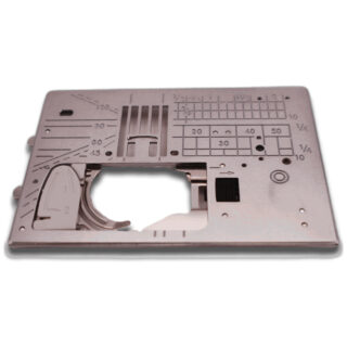 Needle plate (unit) sewing machine part or accessory 861606119 Needle plate (unit)