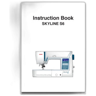 Instruction book (English) sewing machine part or accessory For Janome Models: SKS6
