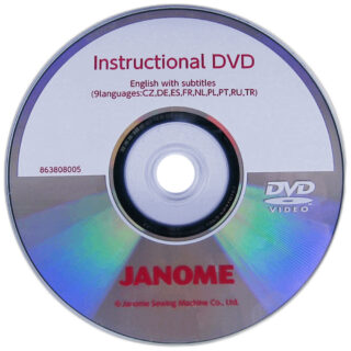 Instructional DVD sewing machine part or accessory For Janome Models: Skyline S7
