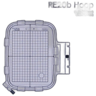 Embroidery hoop RE20b sewing machine part or accessory Embroidery Hoop RE20b (140x200mm or 5.5"x7.9") unbranded. Use With: MC500, EL830, EL820 , EL830L, 550E, 400E,