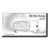 Emboridery hoop(RE10b)(100x40) sewing machine part or accessory Embroidery Hoop RE10b - Sometimes referred to as FA10b - 100mmx40mm (3.9" x 1.6") Use With:MC500e, 550E, 400E, EL 830, EL 830L, El820